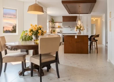 Burnaby kitchen renovation open concept dining area