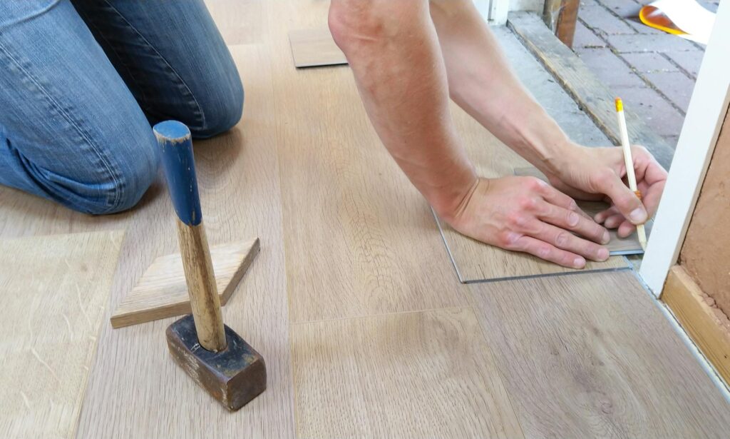 Basement flooring installation in Vancouver