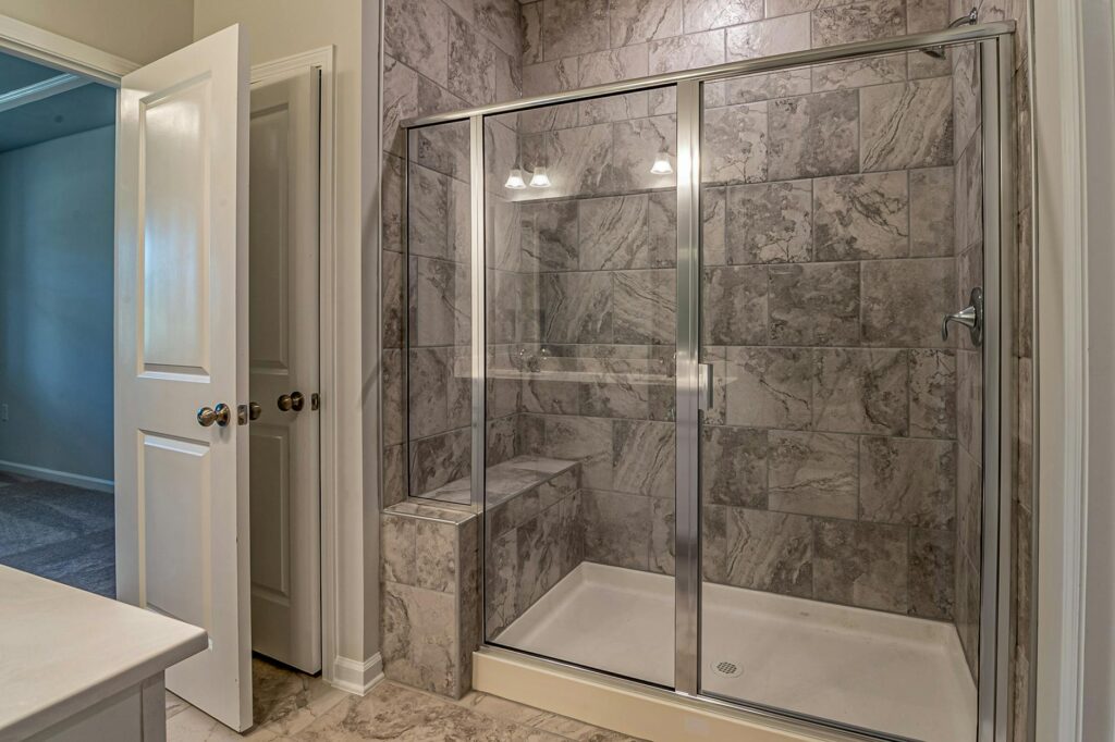 Shower tile installation in Vancouver