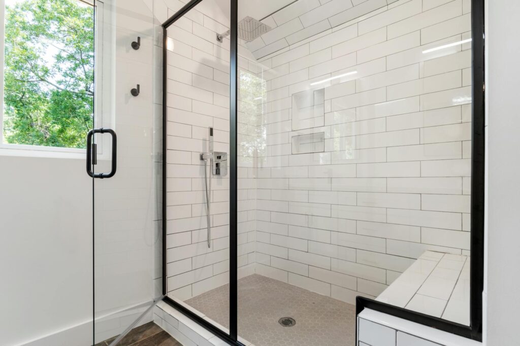 Shower tile installation in Vancouver