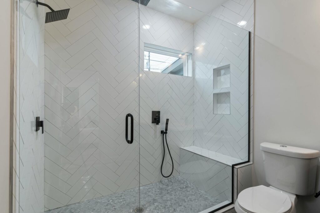 Shower tile installation in Vancouver