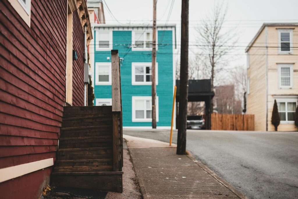 Residential neighbourhood street in Vancouver