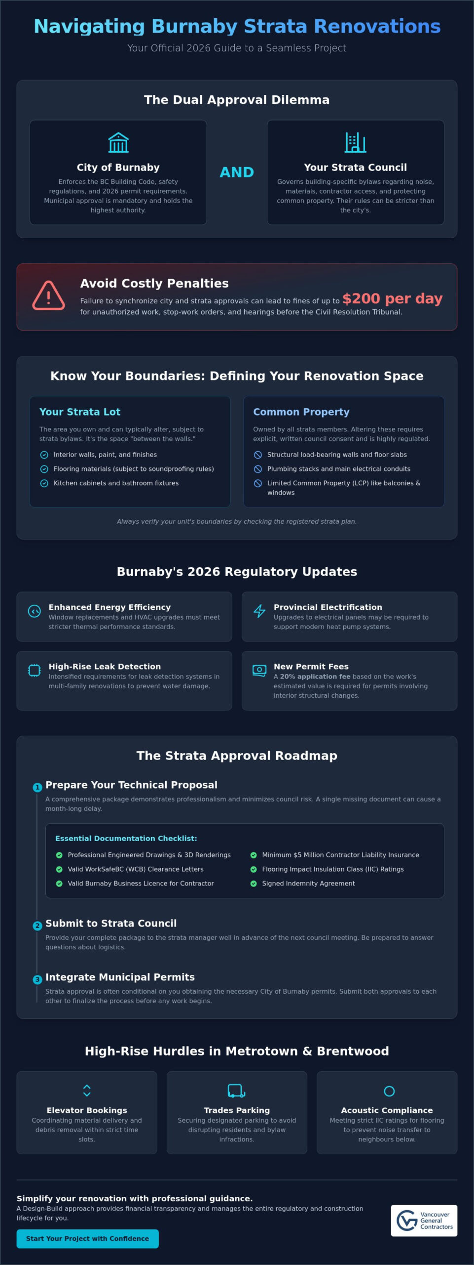 Navigating Strata Renovation Bylaws in Burnaby: The 2026 Homeowner’s Guide