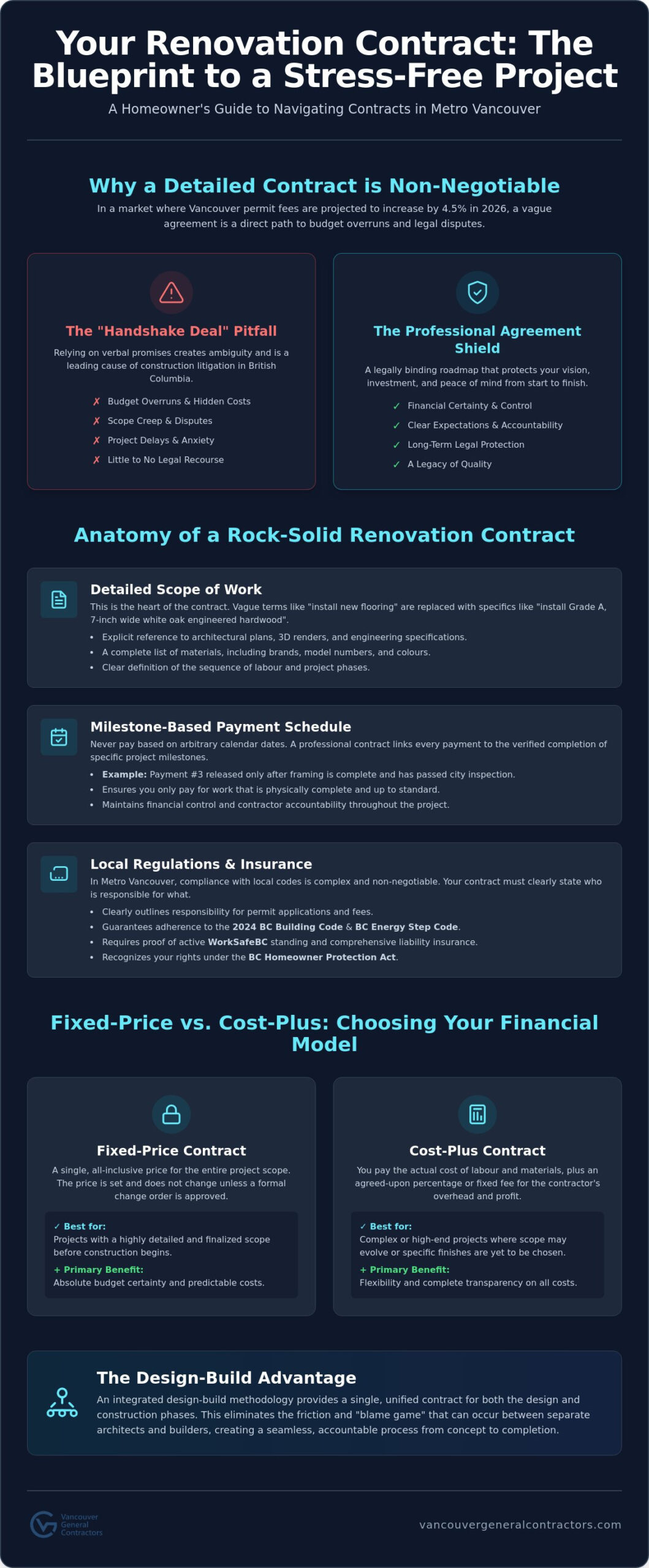 What to Look for in a Renovation Contract: A 2026 Vancouver Homeowner’s Guide
