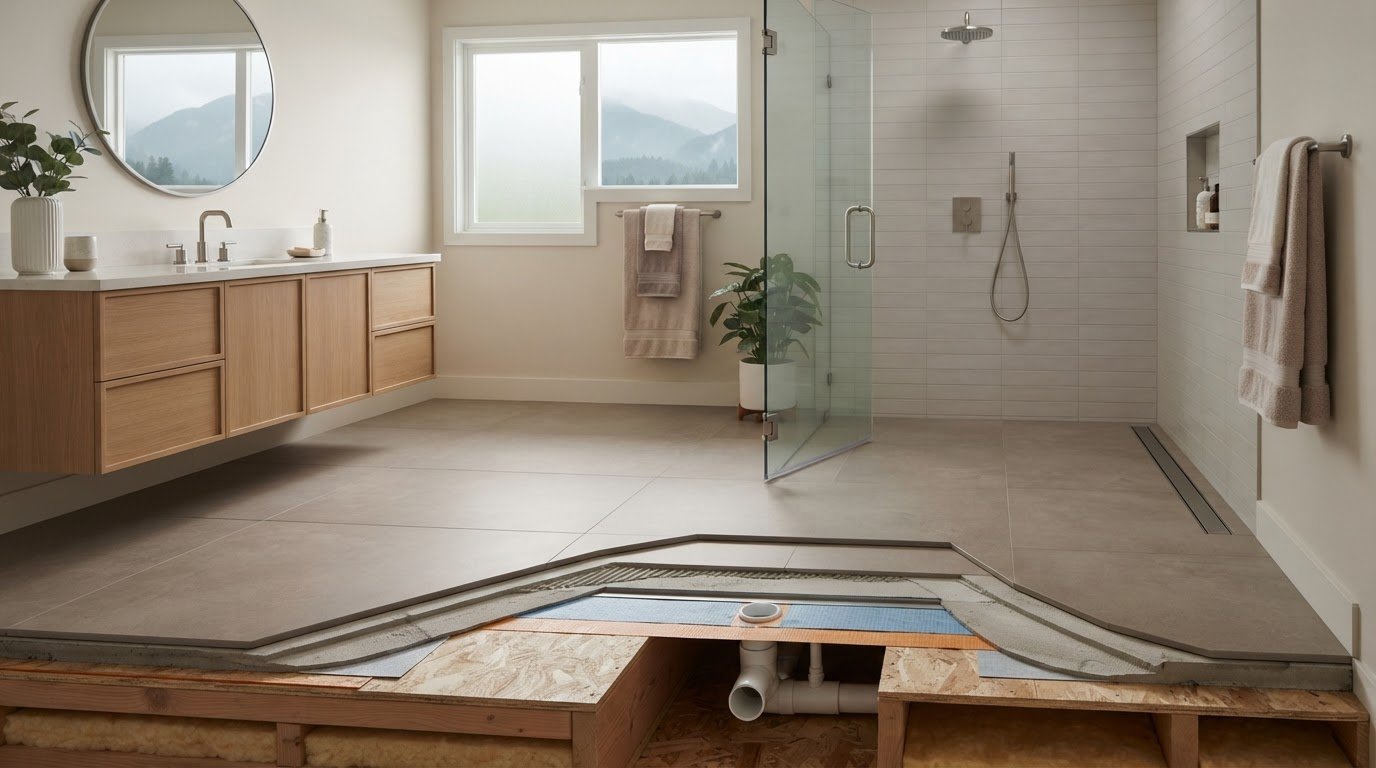Curbless Shower Installation in Vancouver: A Homeowner’s Buying Guide