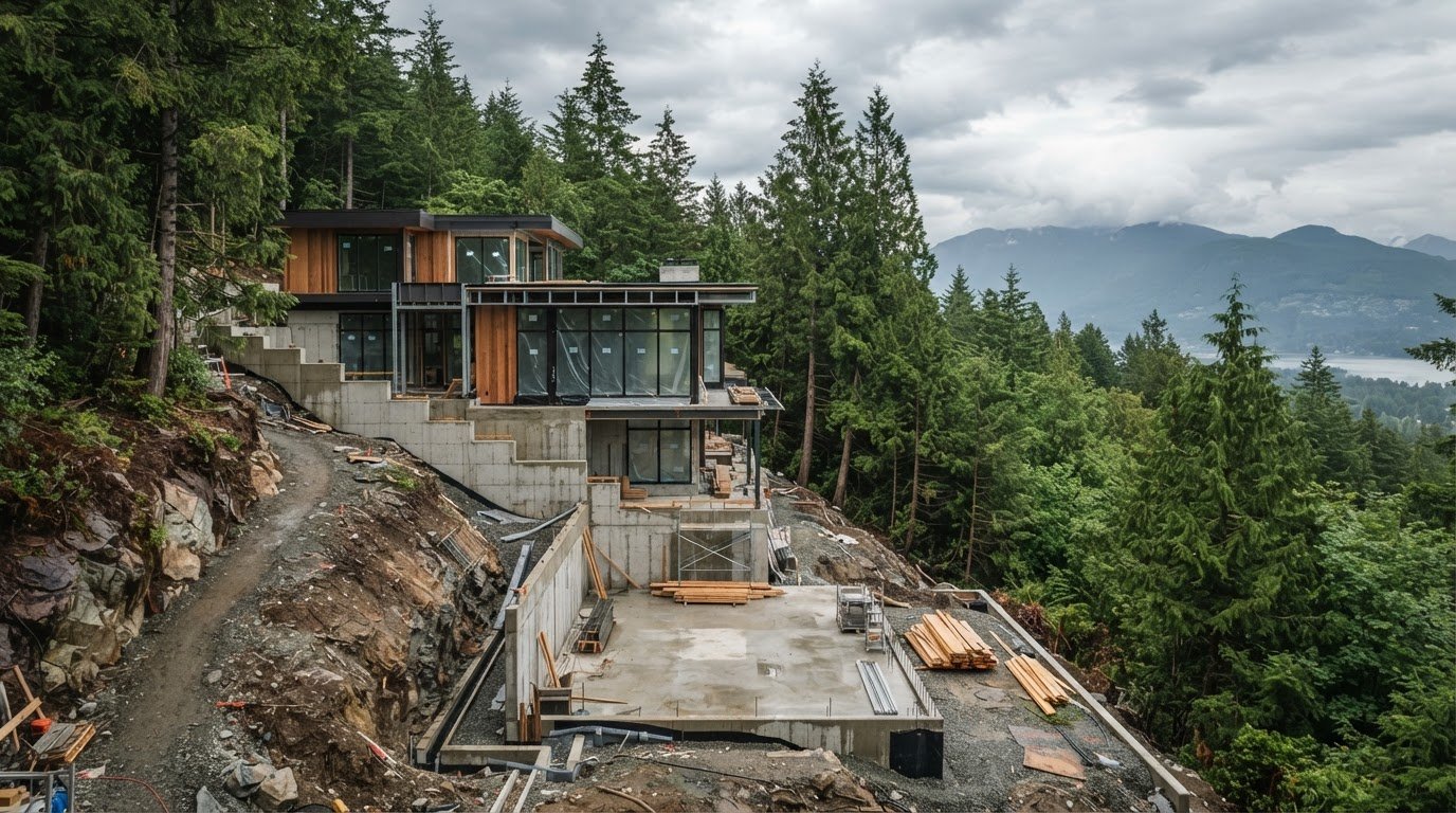 What Steep Slopes, Trees and Excavation Mean for Your North Vancouver Build